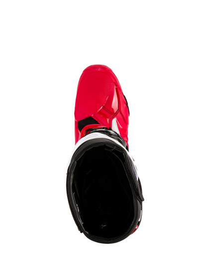 Alpinestars Tech 10 Enduro Boots - Bright Red/Black/White - Part Number 2010025-3016-7