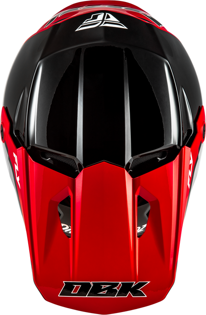Kinetic Dbk Helmet Black/Red/Grey Sm