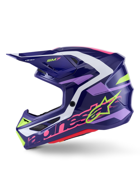Sm7 Deed Helmet Purp/Pnk Glossy Sm