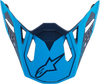 M10 Helmet Visor Meta Matt Blue