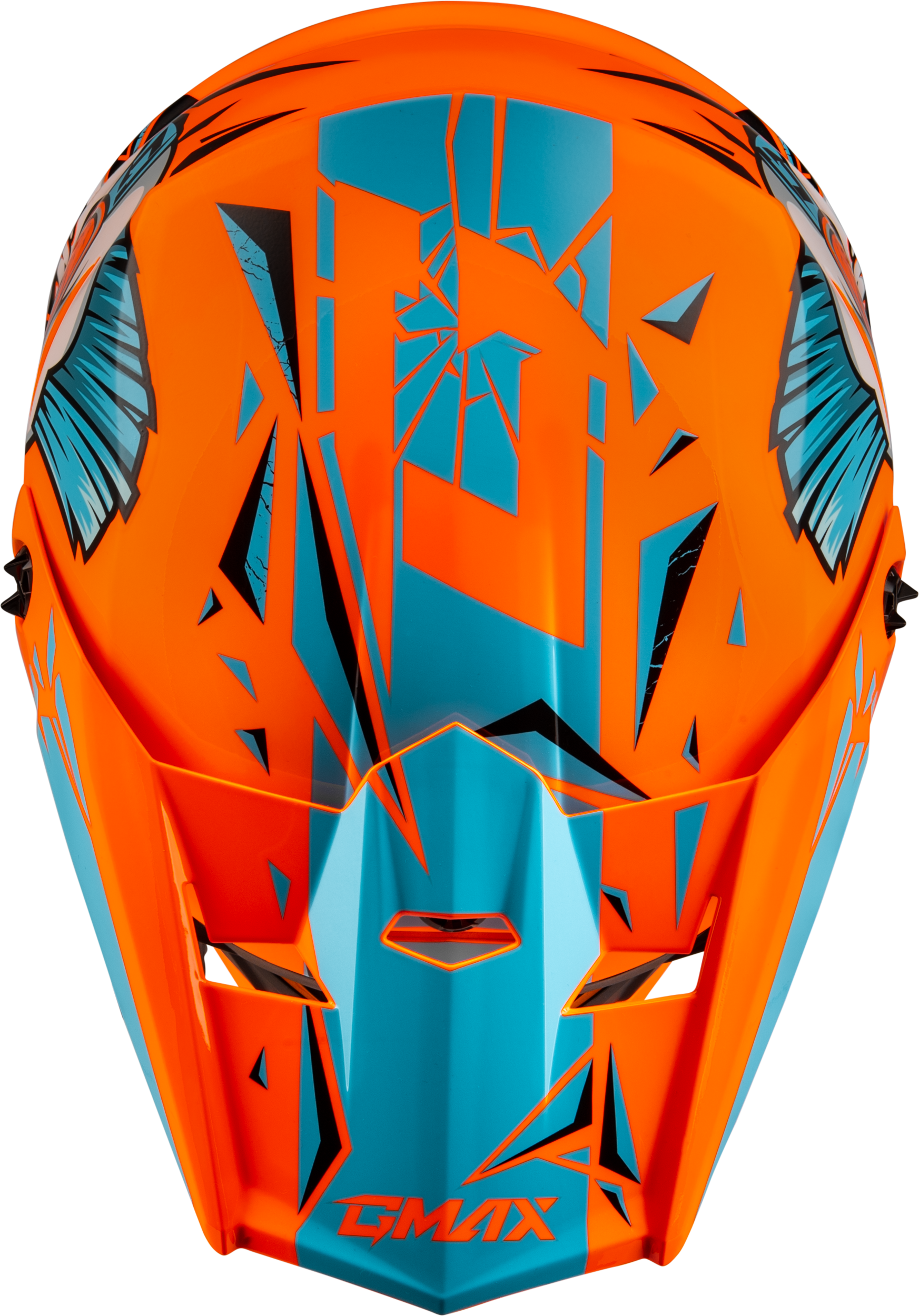Youth Mx 46y Unstable Helmet Hi Vis Orange/Blue Ys