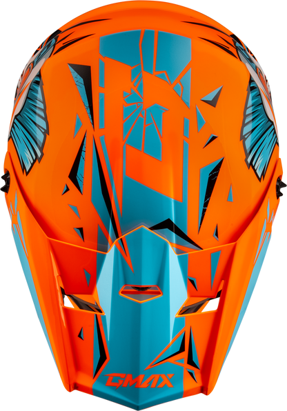Youth Mx 46y Unstable Helmet Hi Vis Orange/Blue Ys