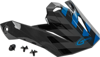 Visor W/Screws Fame Mx 86 Dark Grey/Blue/Black