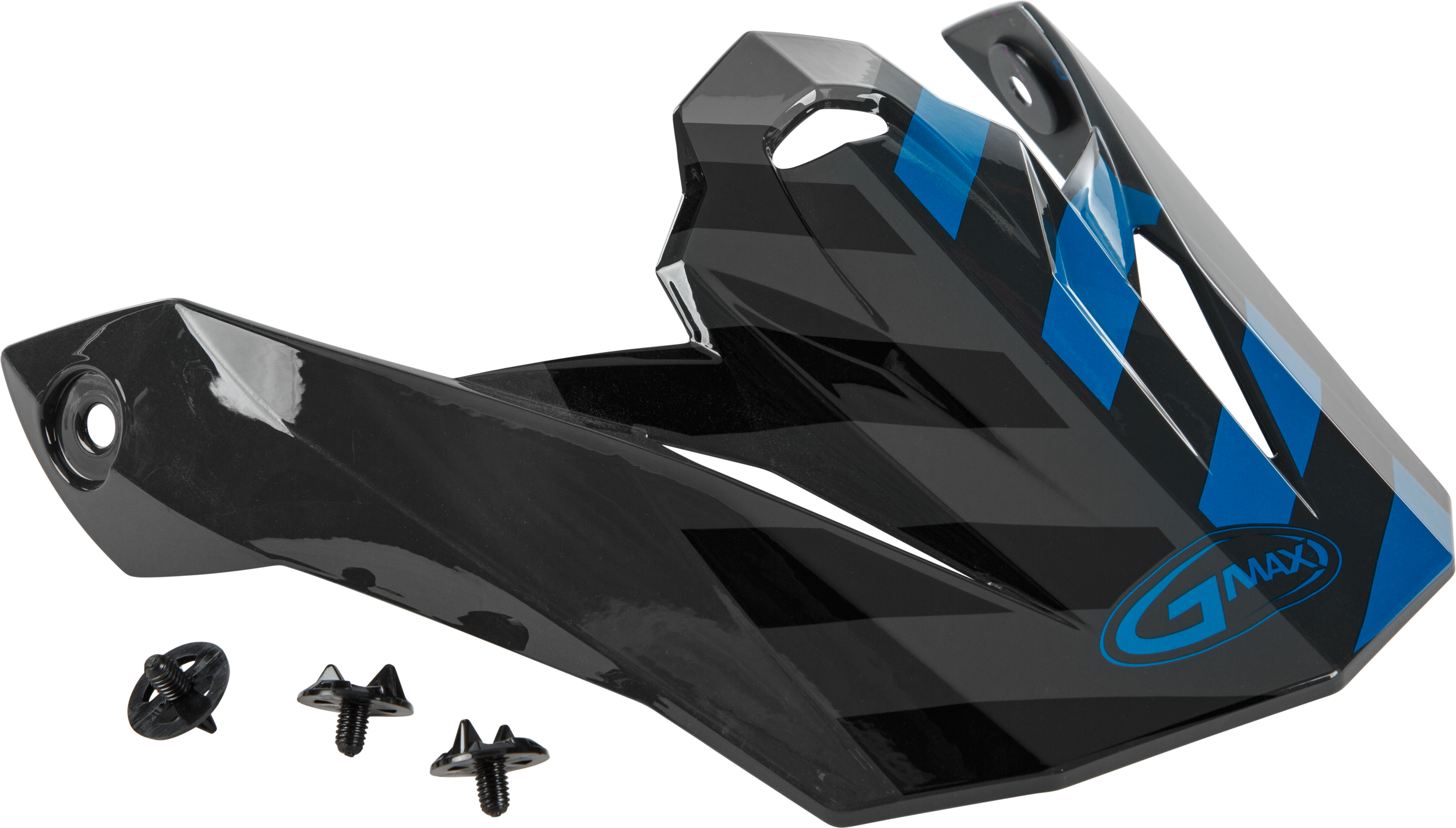 Visor W/Screws Fame Mx 86 Dark Grey/Blue/Black