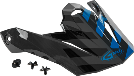 Visor W/Screws Fame Mx 86 Dark Grey/Blue/Black