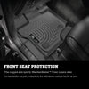Husky Liners 11-15 Ford F250/F350/F450 Super Duty Ext Cab WeatherBeater Black 2nd Seat Floor Liners