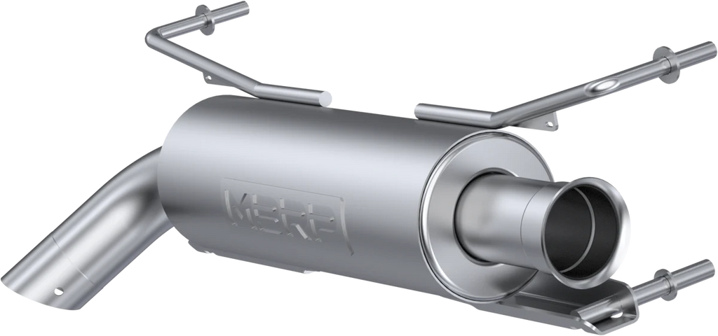 5" Perf Slip On Muffler W/Cat Pol