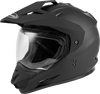 Gm 11 Dual Sport Helmet Matte Black  Lg