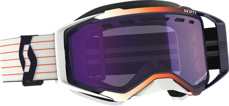 Prospect Goggle Snow Cross Ls Blue/White W/Ls Blue Chrome
