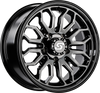 Onyx Wheel 14x7 4/156 +10mm Blk/Machined