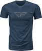 Fly F Wing Tee Midnight Navy/Grey 2x