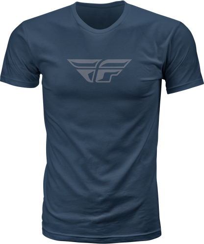 Fly F Wing Tee Midnight Navy/Grey Md