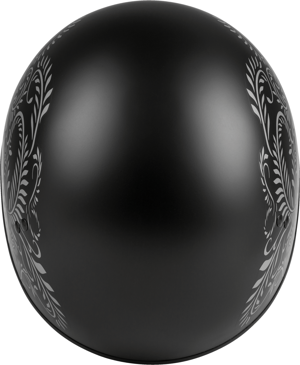 Hh 65 Half Helmet Rose Naked Matte Black/Silver Md