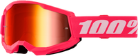 Strata 2 Junior Goggle Pink Mirror Red Lens