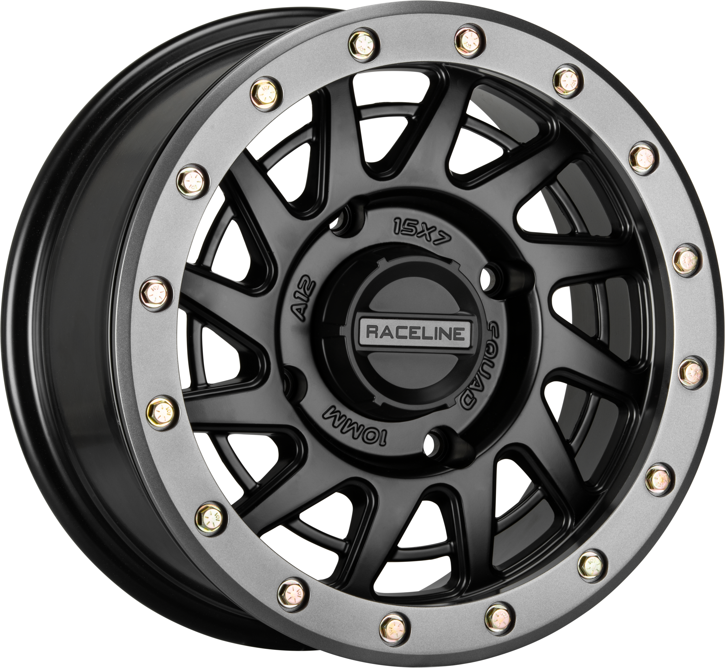 Squad Bdlk Wheel 15x7 4/156 6+1(+38mm) Blk/Gunmetal