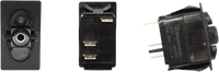 Dash Switch Body Single Acc W/Incdsnt