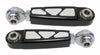 Front Sway Bar Links Adjustable Black Pol