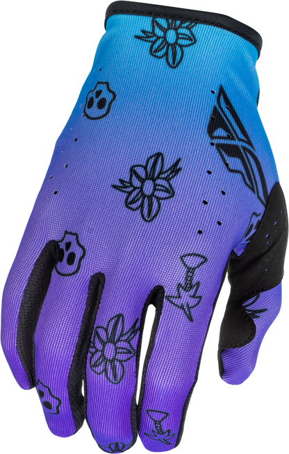 Lite Outline Gloves Purple/Blue/Black Xs