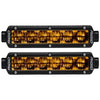 Rigid Industries 6in SR-Series Pro Dot / SAE Fog Lights (Pair) - Selective Yellow