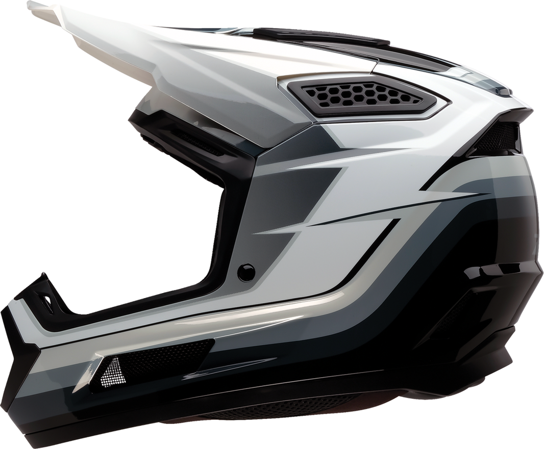 Z1R Dirt Maxx Helmet - Vortex - Black/White/Gray - Medium 0110