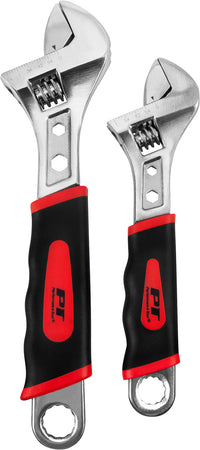 Performance Tool W30701 2pc Adjustable Wrench Set - Ergonomic and Durable