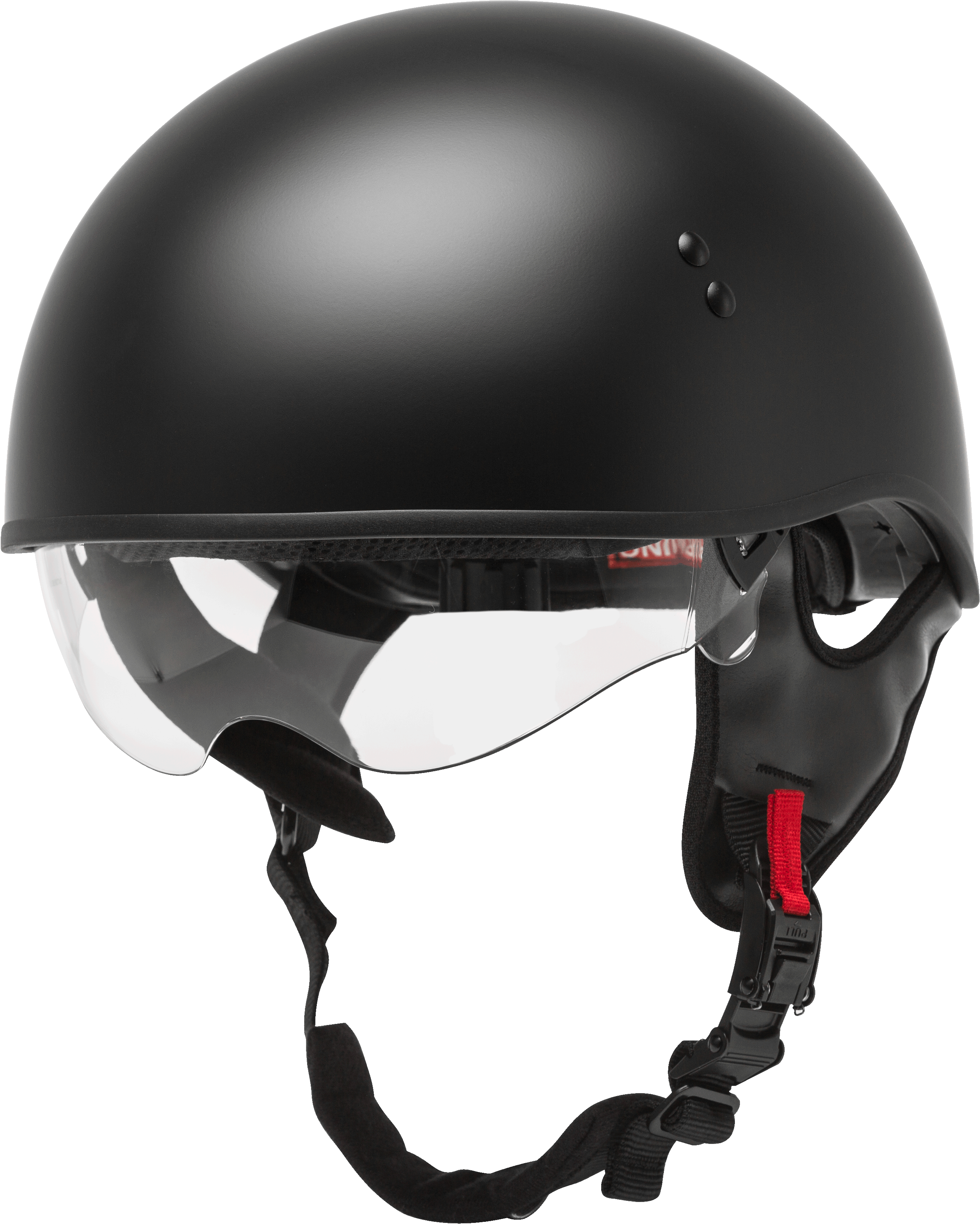 Hh 65 Half Helmet Naked Matte Black Sm