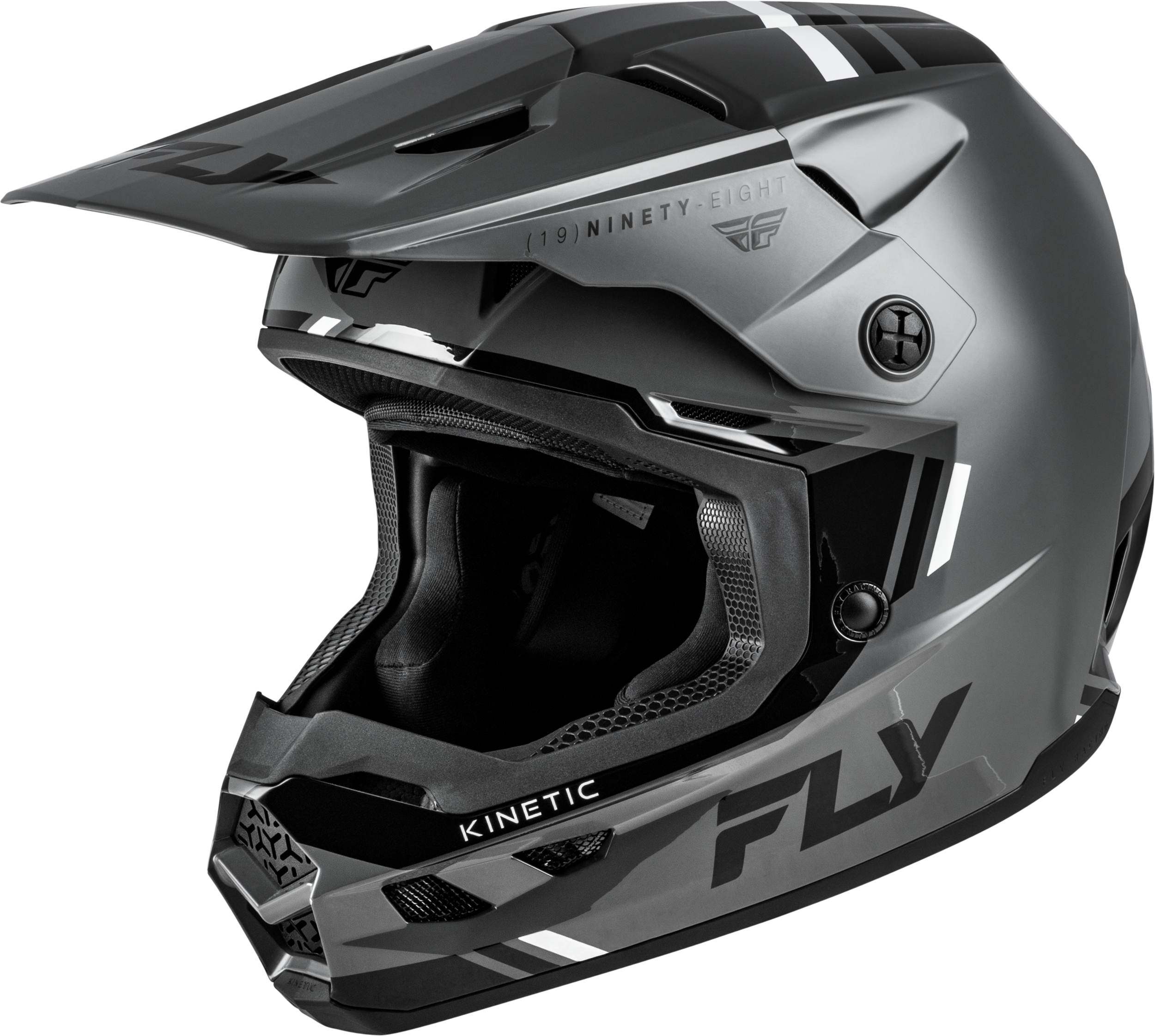 Kinetic Verdict Helmet Grey/Black/White Xl
