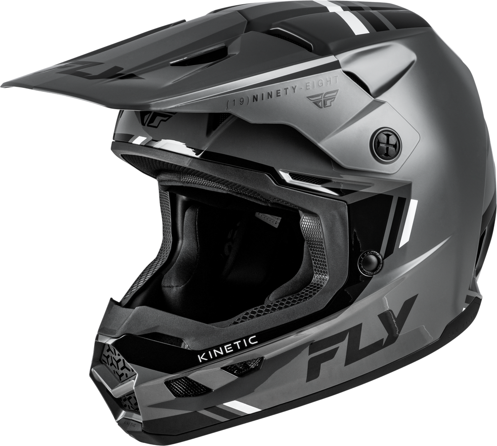 Kinetic Verdict Helmet Grey/Black/White Sm