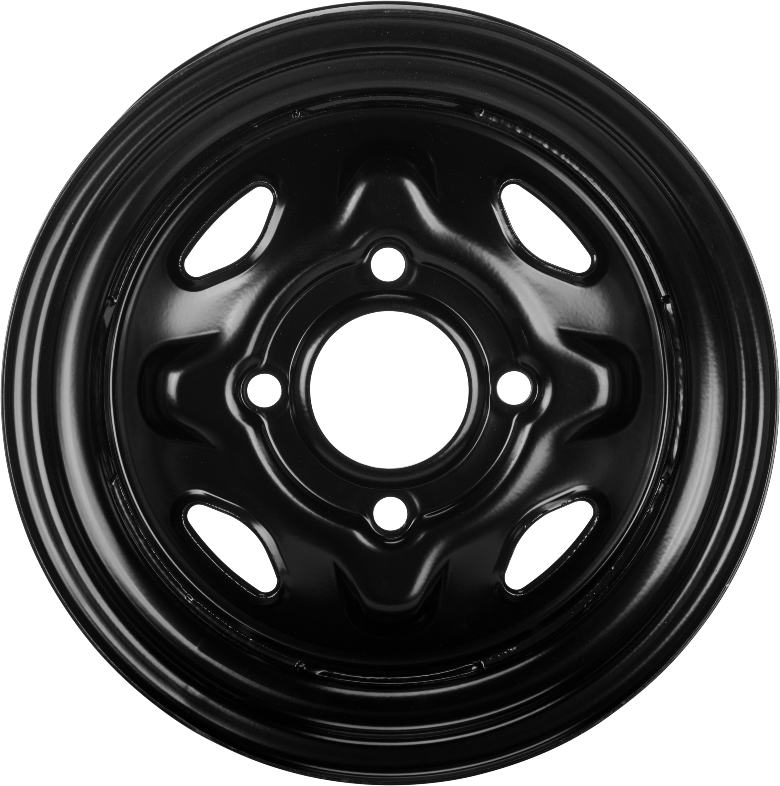 Sedona Steel 12x7 4/110 2+5 Blk Rear