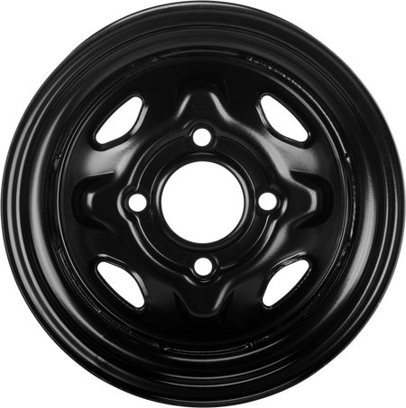 Sedona Steel 12x7 4/110 2+5 Blk Rear