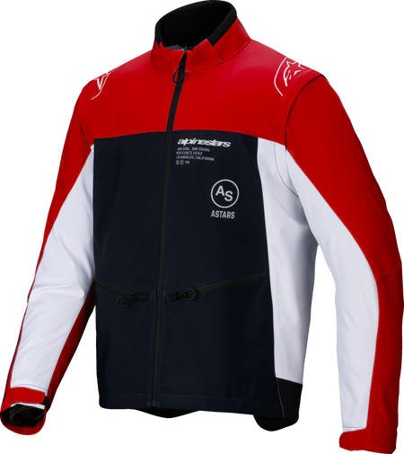Lite Dura Softshell Jacket Black/Bright Red/White 2x