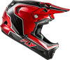 Werx R Flow Carbon Helmet Black Carbon/Red Sm