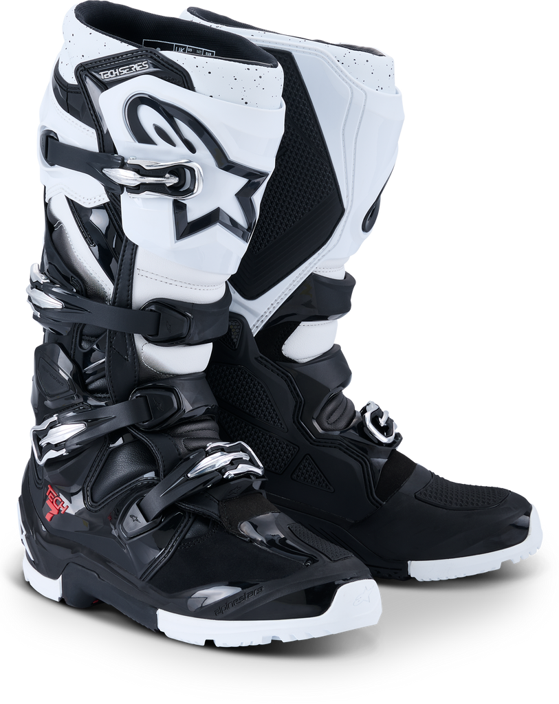 Tech 7 Enduro Black/White 8