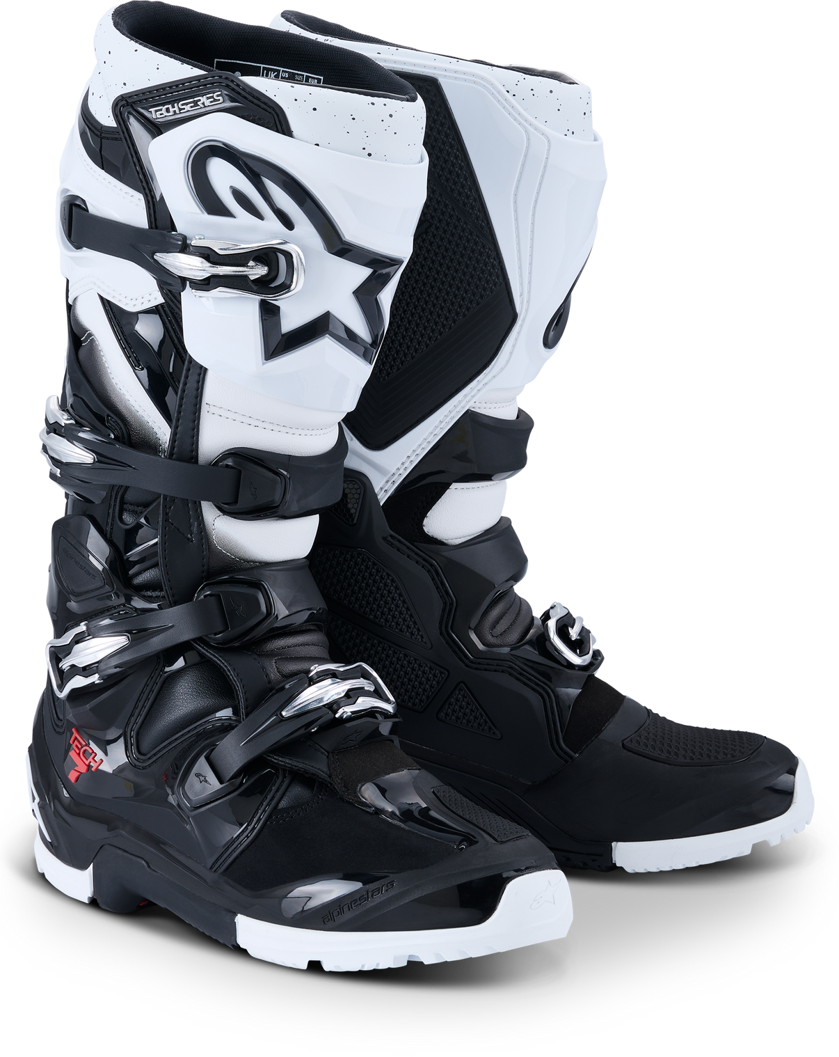 Tech 7 Enduro Black/White 9