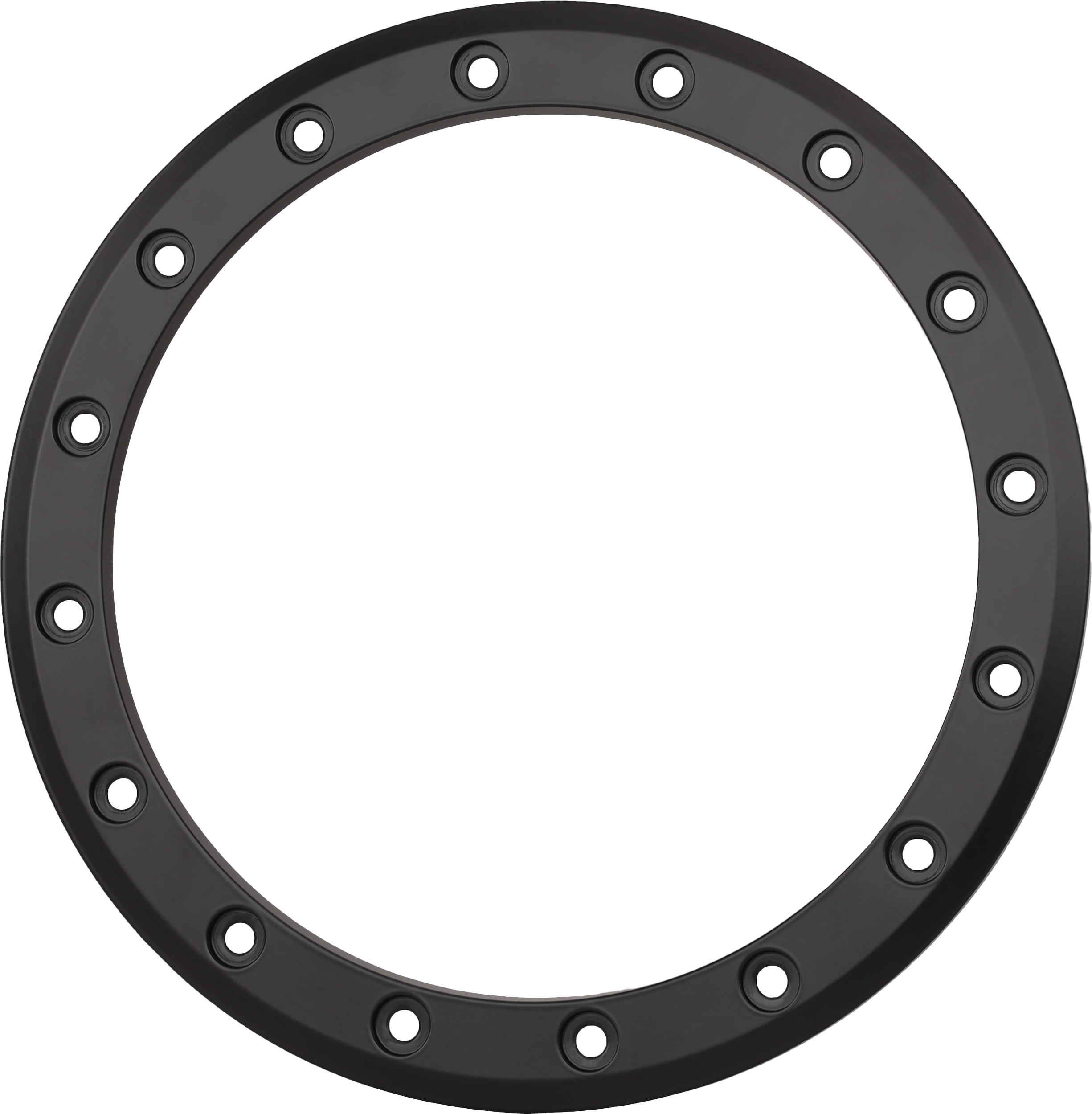 14" Beadlock Ring 10mm 16 Holes Matte Blk