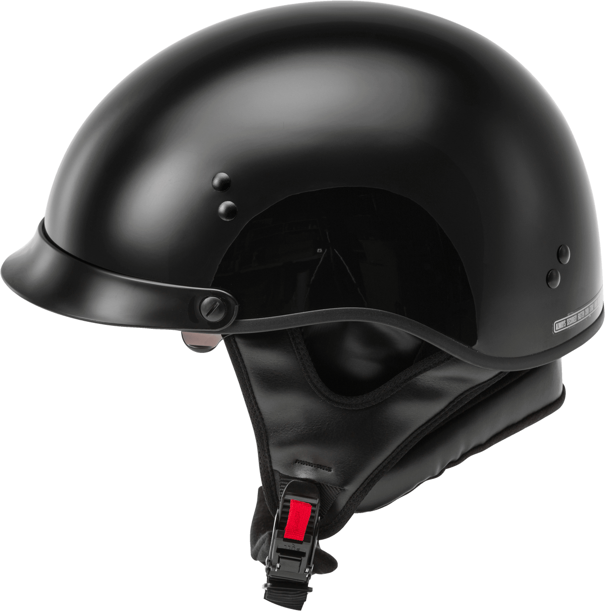 Hh 65 Half Helmet Full Dressed Black Lg