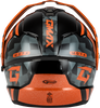 Md 74 Striker Modular Helmet W Smk Shield Blk/Gry/Or Mtlc Sm