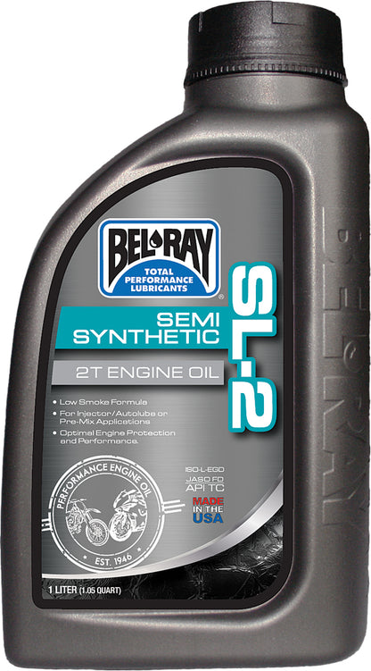BEL-RAY SL 2 Semi Synthetic 2T Engine Oil 1L - Part Number 99460-B1LW