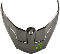 Md 74 Visor W/Screws Striker Blk/Silver/Green Metal