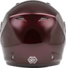 Of 17 Open Face Helmet Wine Red Xs