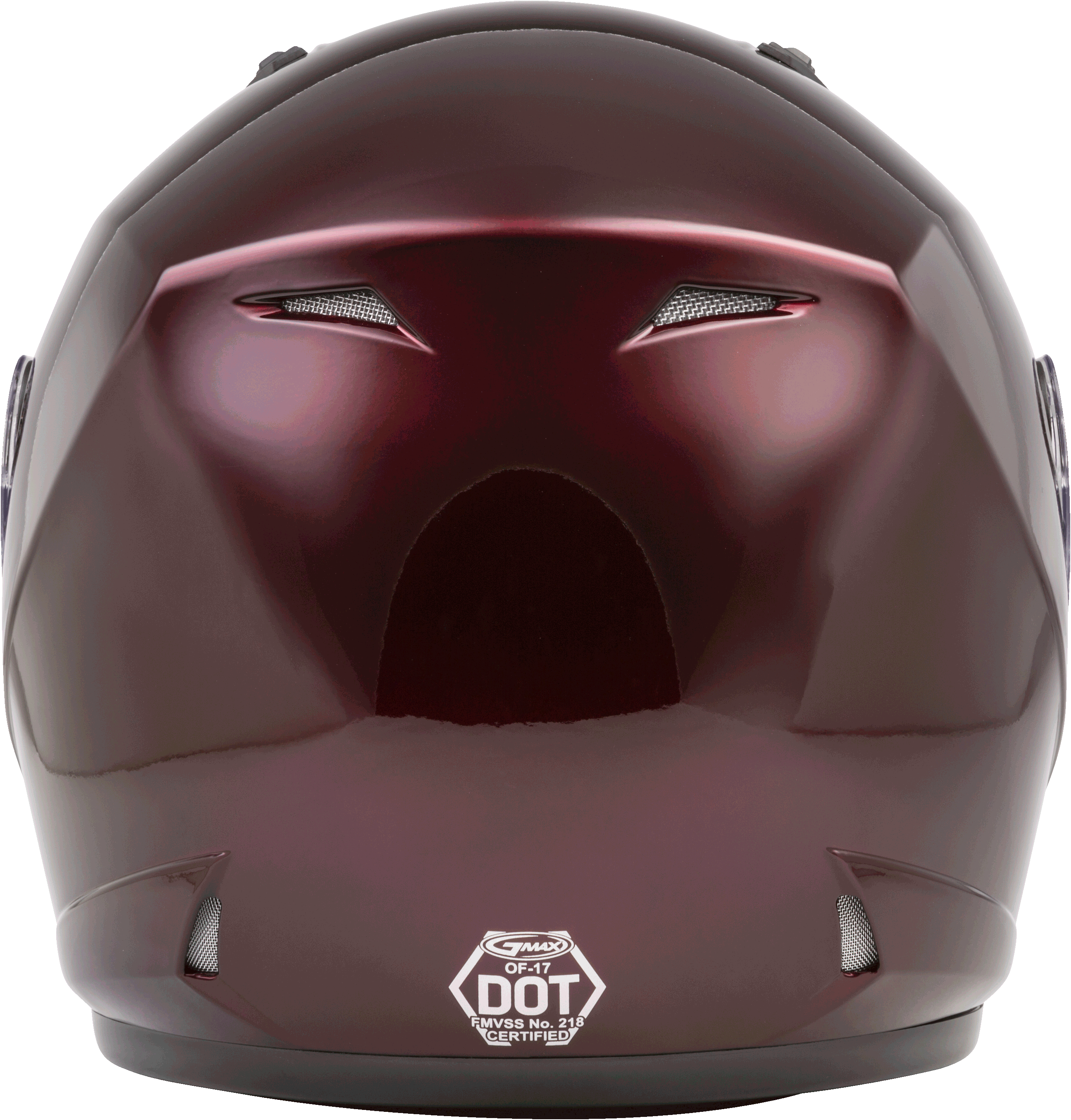 Of 17 Open Face Helmet Wine Red Lg