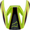 Sm3 Youth Fray Visor Red/Yellow Fluo/Black Glossy