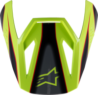 Sm3 Youth Fray Visor Red/Yellow Fluo/Black Glossy