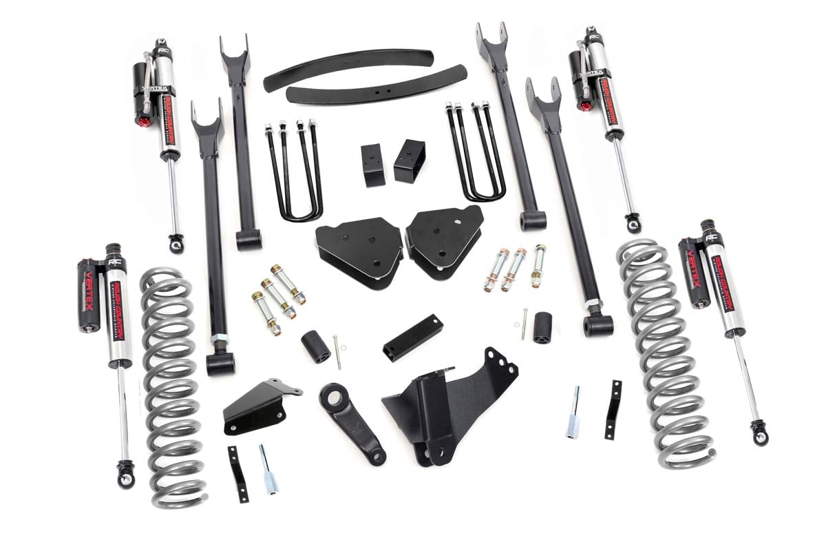 6 Inch Lift Kit | Diesel | 4 Link | OVLDS | Vertex | Ford F-250/F-350 Super Duty (05-07) | 58050