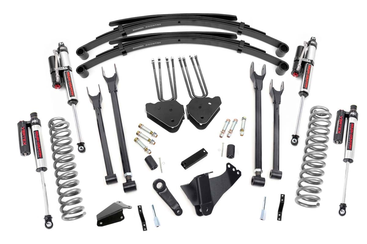 6 Inch Lift Kit | Gas | 4 Link | RR Spring | Vertex | Ford F-250/F-350 Super Duty (05-07) | 58350