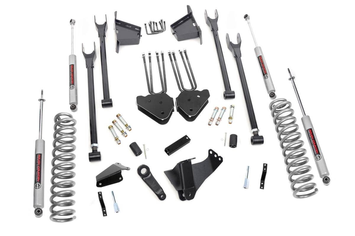 8 Inch Lift Kit | 4 Link | RR Blocks | Ford F-250/F-350 Super Duty 4WD (05-07) | 591.20