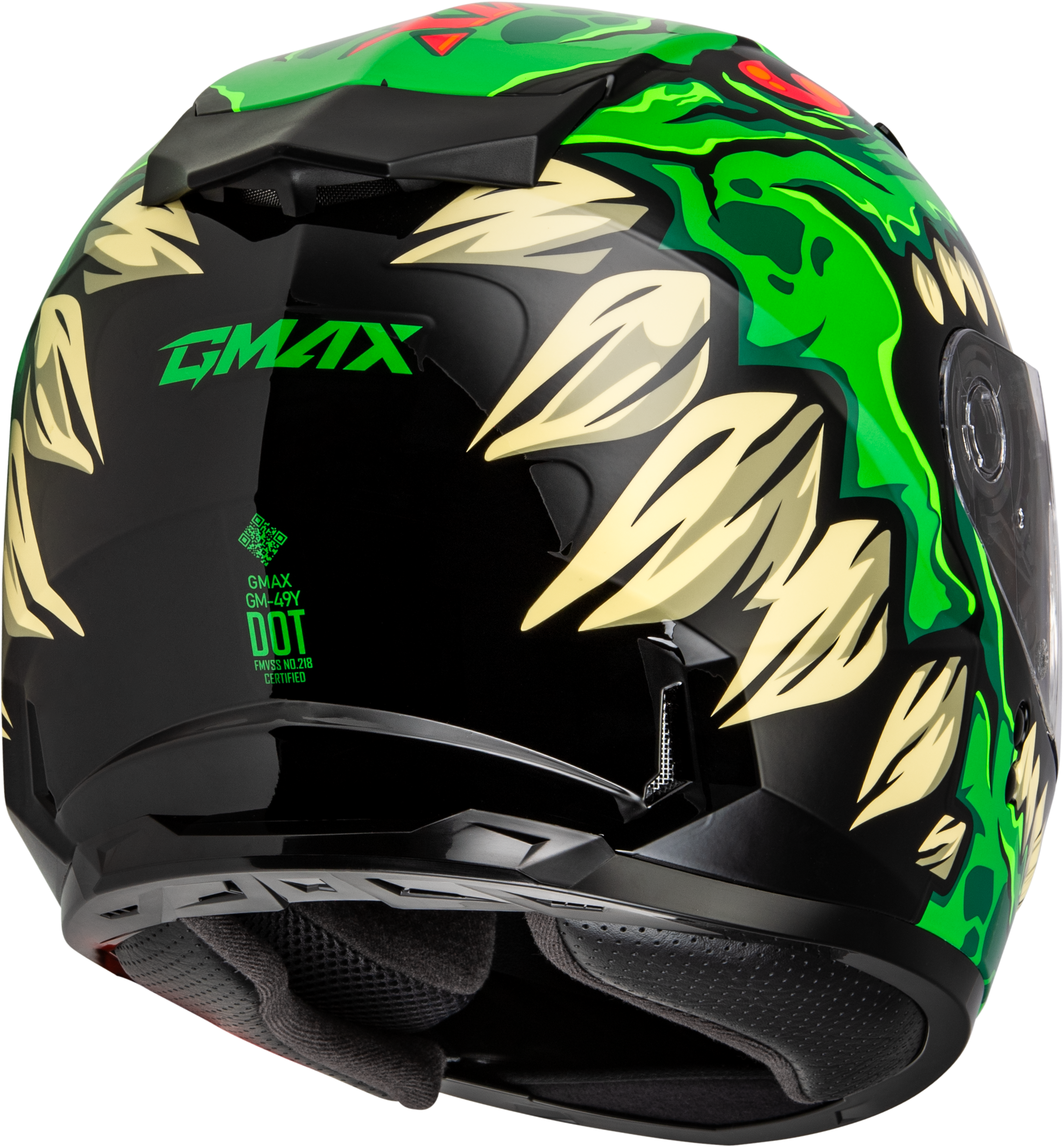 Youth Gm 49y Drax Snow Helmet Green Ys