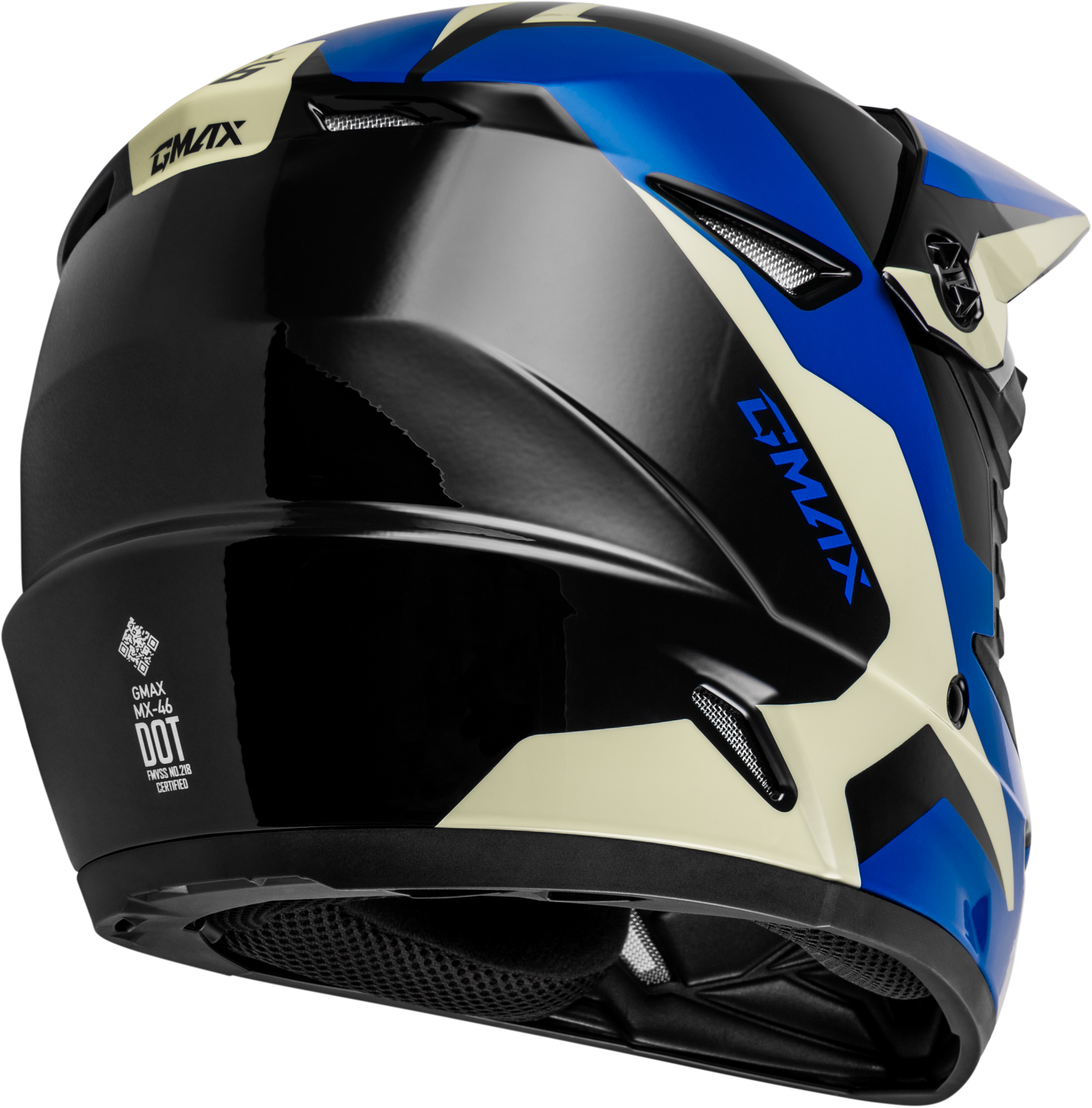 Mx 46 Cyclus Hemet Black/Blue Lg