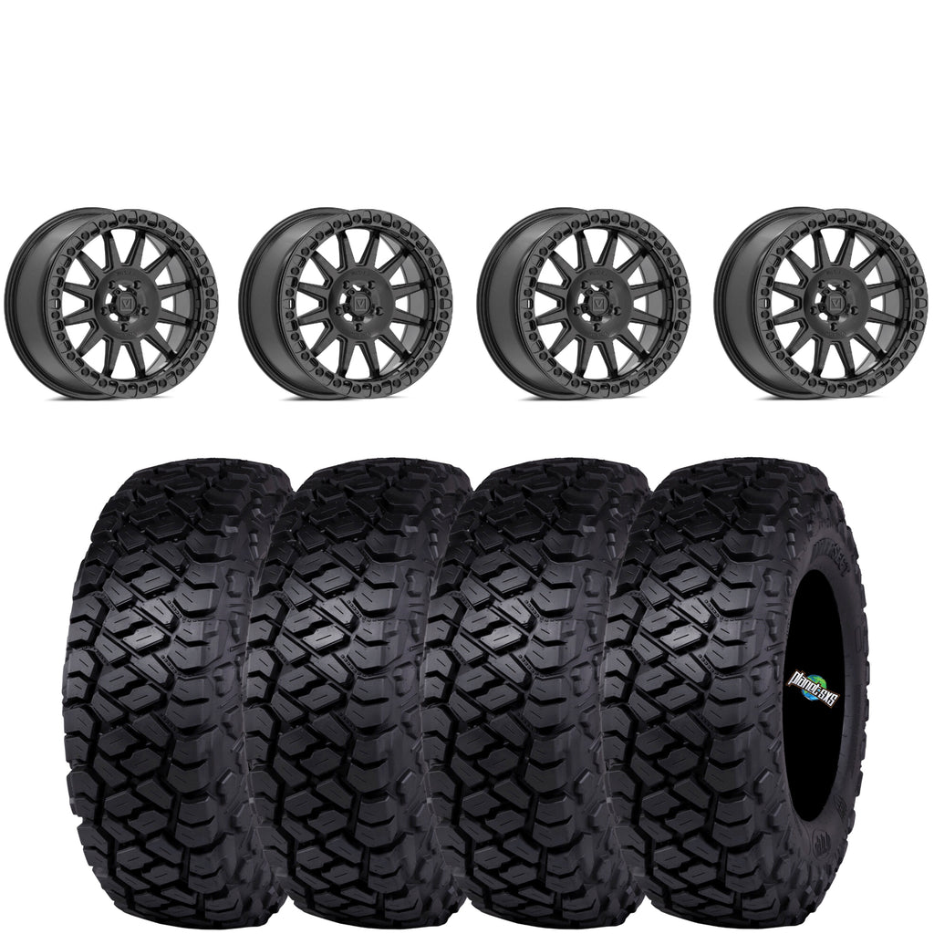 Valor Offroad V09 BRUSHED CHARCOAL beadlock on ITP Intersect
