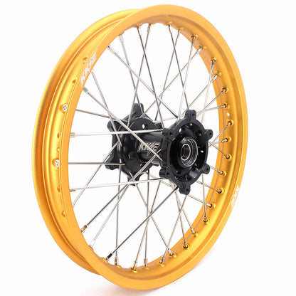 KKE 21 & 19 Dirt Bike Gold Rims for Suzuki RM125 2001-2007 RM250 2008